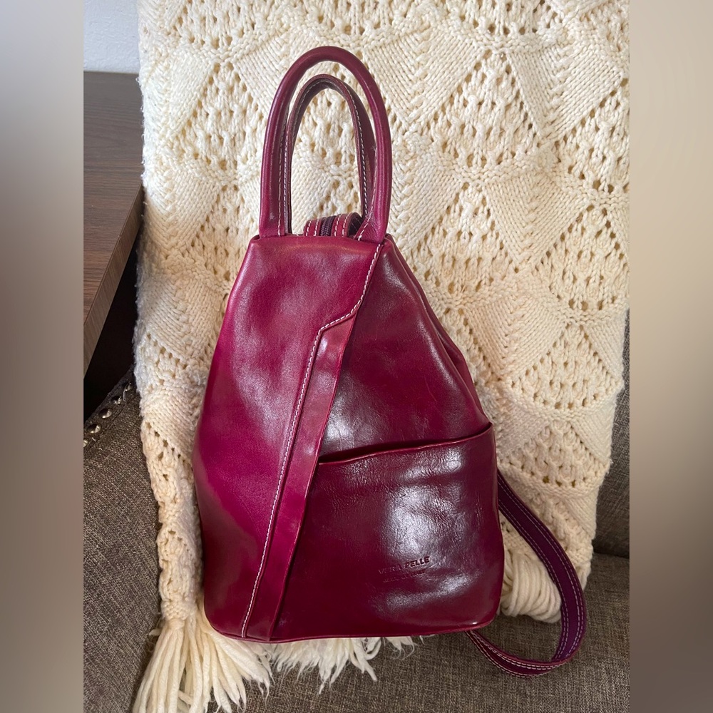 Vera Pelle Crossbody or Backpack Bag